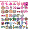 10/20/30/40/49pcs/Set Summer Beach Party Shoe Decorations, Suitable For Shoe DIY,PVC Shoe Decor, Great Gift For Teens, Men, Women And Adults